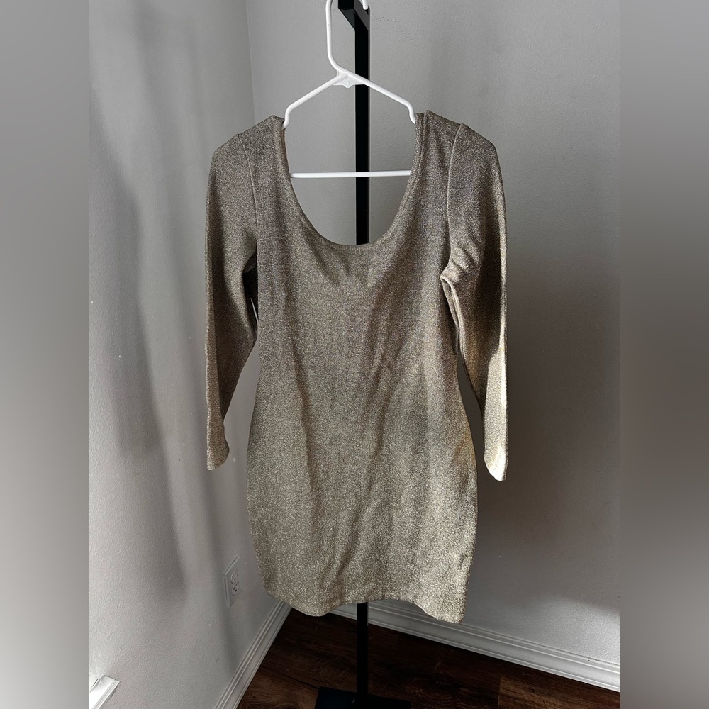 Cactus sparkly size large dress